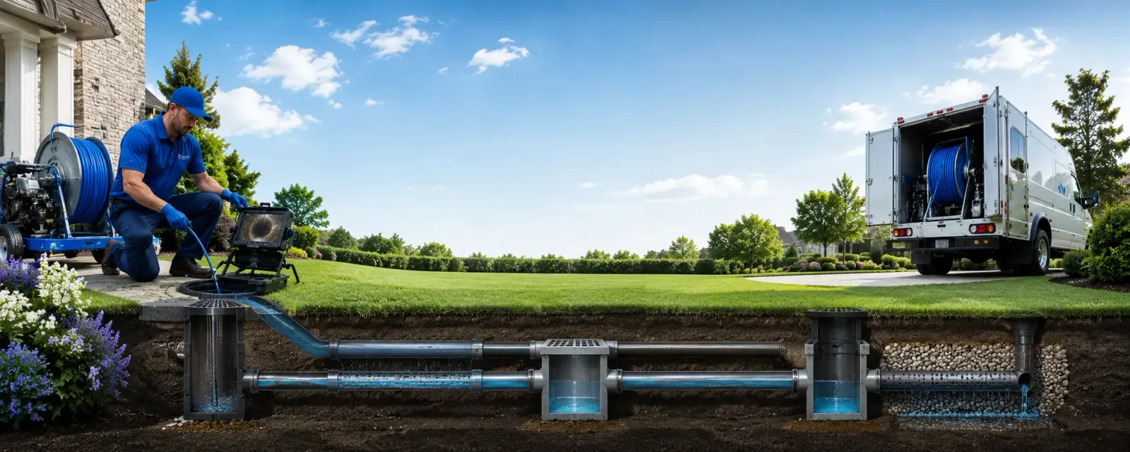 Outdoor drain cleaning information for Haddam, CT